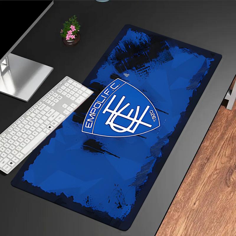 Empoli Wappen Design Mauspads, Gummiunterseite, Mauspads für Gamer und Bürogebrauch, Gaming Schreibtisch, Leicht zu reinigende Matte Weihnachtsgeschenke für Fans