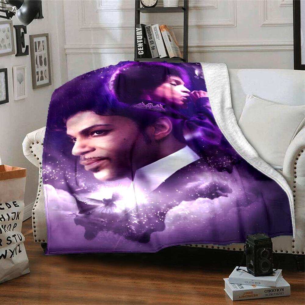 1pc Prince2 Blanket, Gift, for Men and Women, Soft Blanket, Good for Sofa Bed Couch Travel, Lightweight Flannel Blanket