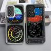 Aircraft Instrument Cockpit Radar Soft Phone Case for Samsung A17 A16 A15 A14 A13 A57 A56 A55 A54 A53 A37 A36 A35 A34 A33 A26 A2