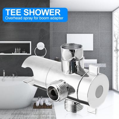 3 Way Shower Head Diverter Valve Tee Connector Shower Adapter Adjustable Arm for Toilet Closestool Bathroom Shower