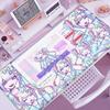 NEEDY GIRL OVERDOSE Mouse Pad Kawaii Anime Girl Large Non-slip Rubber Mousepad XXL Computer Gaming Accessories Keyboard Desk Mat
