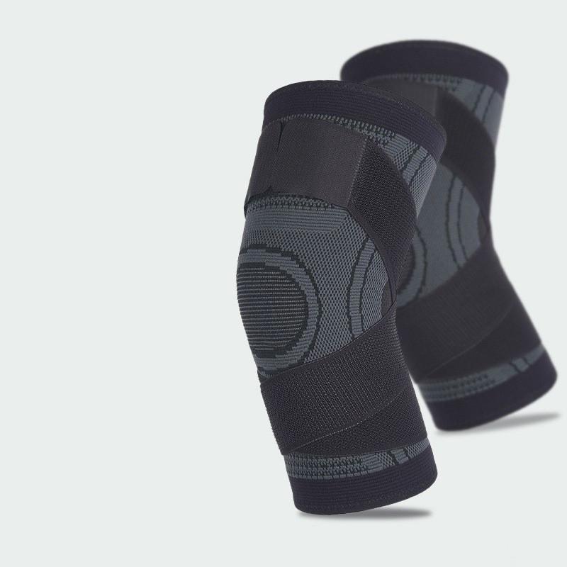 Sportliche Druckgestrickte Riemen Polyester Knieschoner Unisex Laufen Bergsteigen Knieschoner Sportliche Schutzausrüstung
