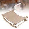  Cat Scratcher Bed, Wooden Cat Scratcher Lounger with Anti Tear Tightly Woven Hemp Pad, Large Multifunctional Pet Couch, Furniture Protector, for Pet 