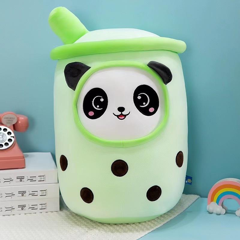 Cute Cartoon Pearl Milk Tea Cup Pillow Plush Toy Doll Children's Doll Girl Sends Gifts To Set Up A Stall
