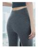Women's Cashmere-Blend Thick Striped Leggings - Lambswool Knit Base Layer for Autumn and Winter