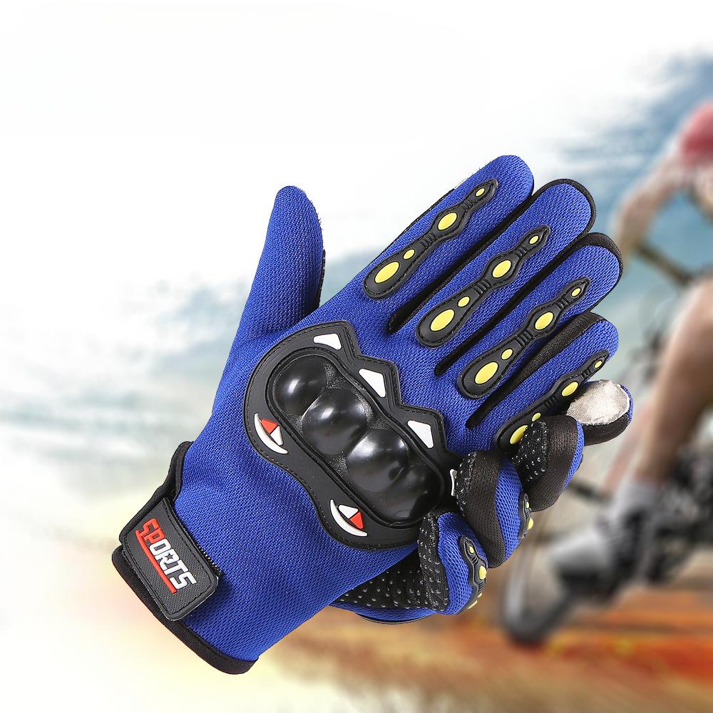 Luvas de Motocicleta Bicicleta Off Road Ciclismo ao Ar Livre Esportes Luvas Meio Dedo Luvas de Mountain Bike Dedo Inteiro com Tela Sensível ao Toque