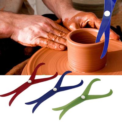 Caliper de lut pentru ceramică, portabil, rezistent, acrilic, ceramică, măsurare, sculptură în lut, modelare, instrumente de ceramică, modelare, picior îndoit