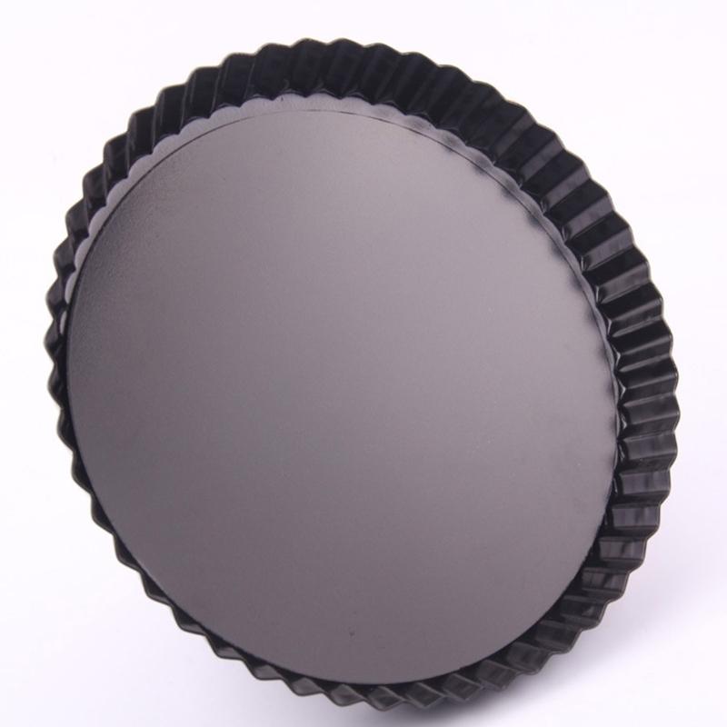 Heavy Duty Tart Pans Removable Loose Bottom Nonstick Quiches Pans Fluted Side Round Bakings Pans Tray Dishwasher Safe