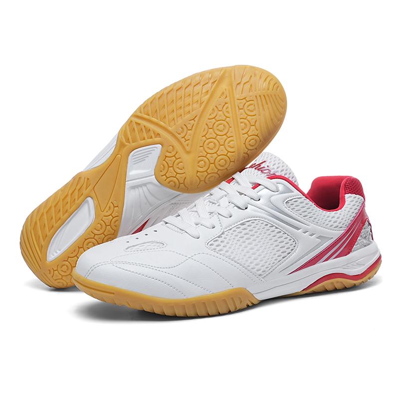 

Бадминтонные кроссовки для мужчин и женщин, профессиональные, для спортивной активности, теннисные кроссовки с антибактериальной подкладкой, для улицы, зала, бадминтонных матчей 36 красный