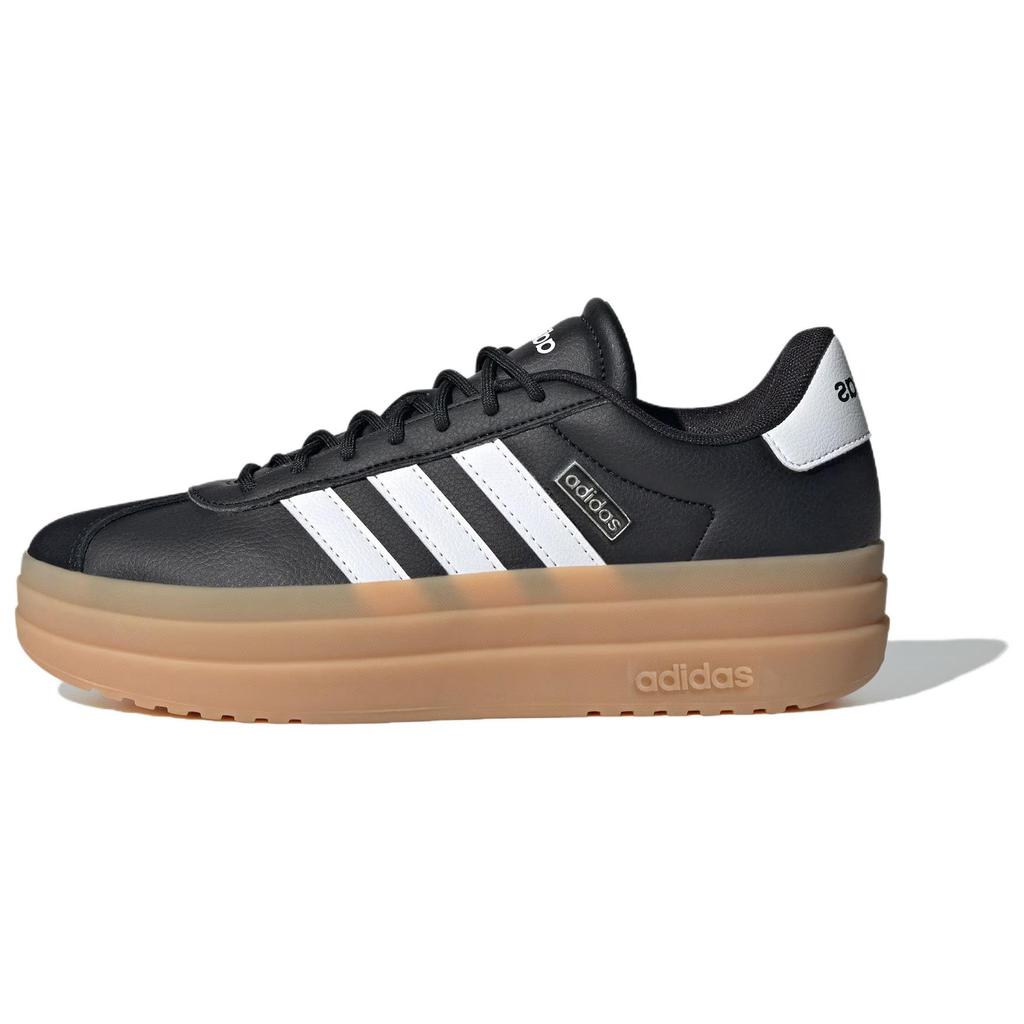 Nye Adidas Vl Court Bold 'Svart Hvit Gummi' Dame IH3081