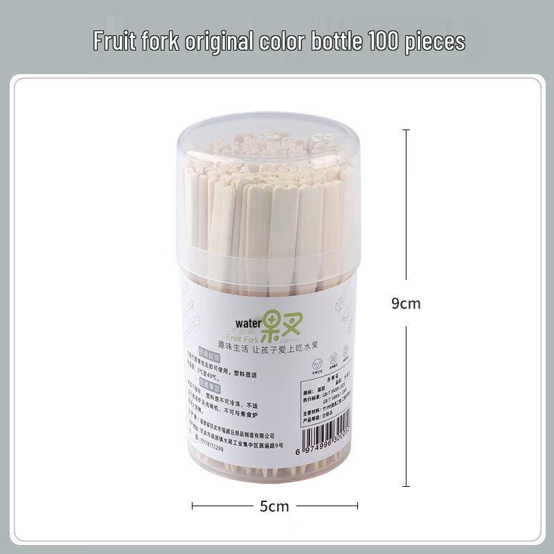 ZISIZ Disposable Bamboo Fruit Picks Set