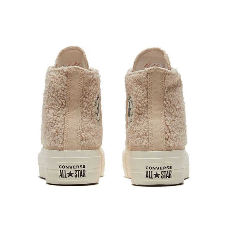 Converse Chuck Taylor All Star Platforma Wysokie Cozy Club Damskie Trampki Różowe Farro Egret 570024C
