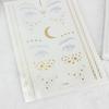 Life Beauty 2Pcs Waterproof Glitter Tattoo Metallic Gold Shiny Sticker Temporary Body Art