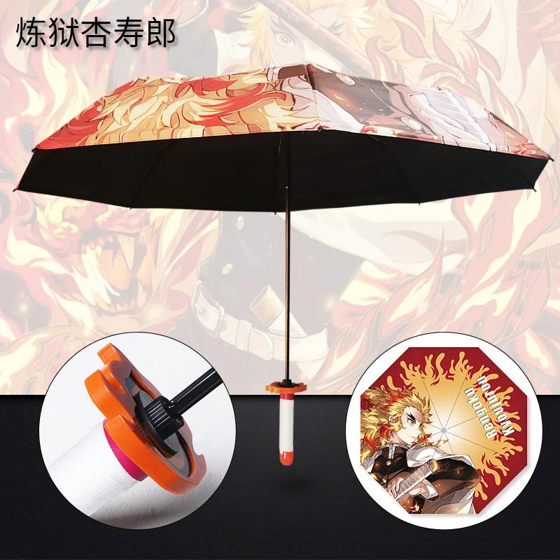 One Piece Zoro Pogromca Demonów Katana Parasol Słoneczny Składany Parasol Anime Tanjirou Kimetsu No Yaiba Samuraj Katana Miecz Parasole