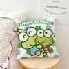 Cushion Cover Green Cartoon Soft Pillow Sro Case For Sofa Kawaii Living Room Home Frog Office K-Keroppi Decor Protective Covers