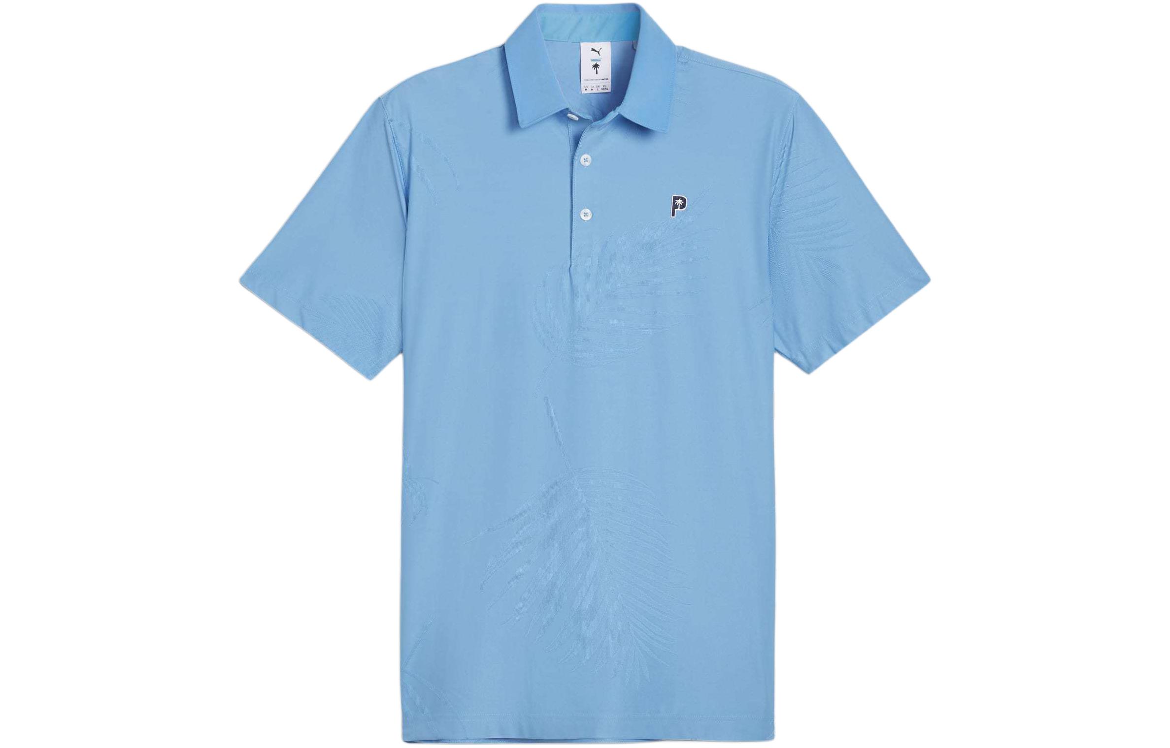 PUMA x PALM TREE CREW Polo Shirt Men s Protea Blue 623964-02 L