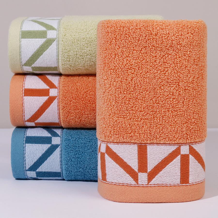 Soft, Thick Pure Cotton Face Towels - Absorbent and Gentle for Adults