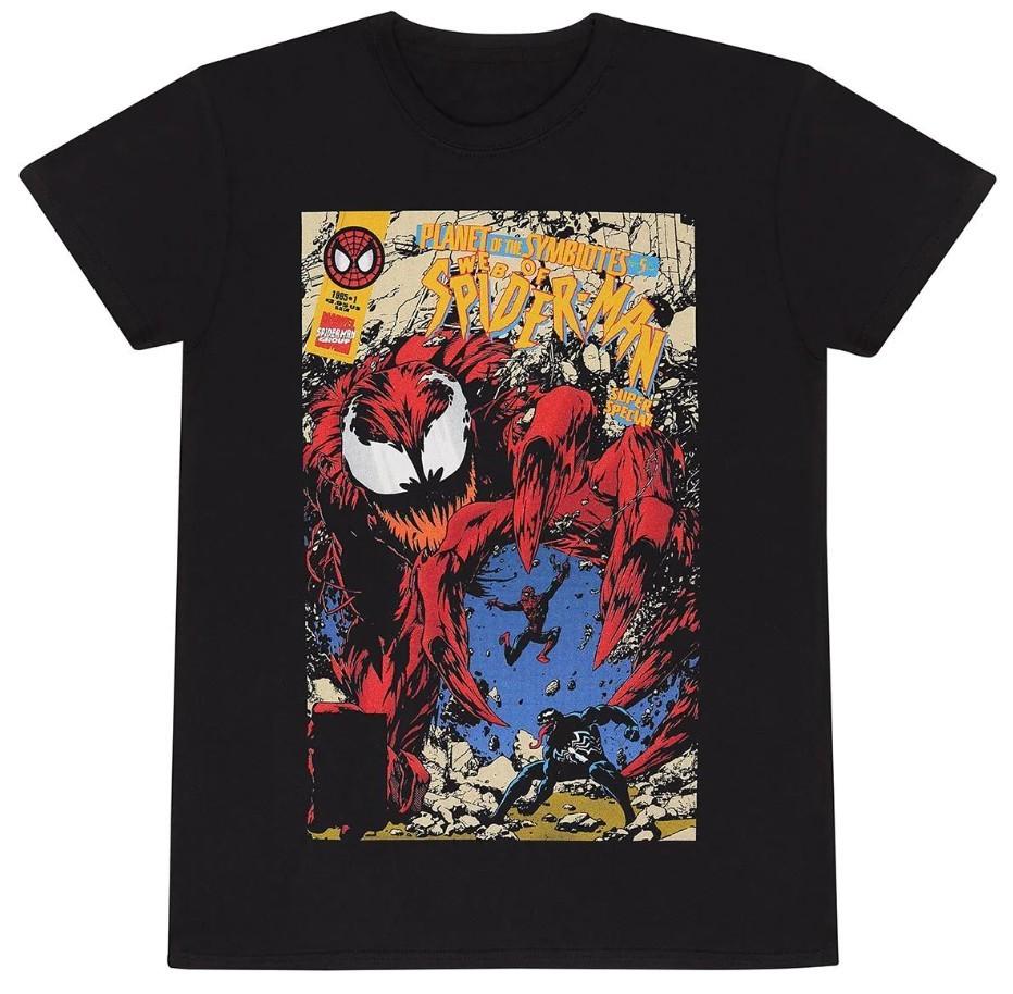 Футболка Marvel Comics Человек-паук Карнаж Обложка Размер S-5XL Унисекс Футболка L