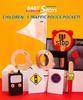 Realistic Toddler Barber Set: Wooden Hairdressing Tools with Waist Pack