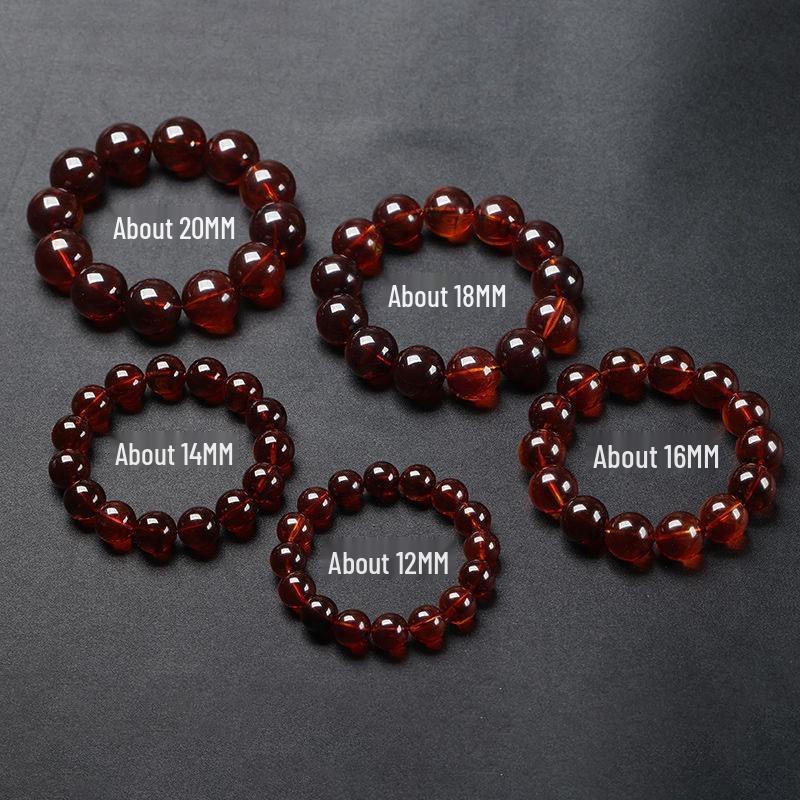 Bracelet polyvalent en Ambre Rouge Sang de Bœuf et Bambou avec Collier Pendentif Goutte d'Eau avec Design Bouddha Maitreya pour Hommes et Femmes