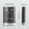 VOFONO 6 Buttons Key Fob Replacement Keyless Entry Remote Compatible with Cadillac Escalade ESV EXT 2007-2014 FCC ID: OUC6000066 850K-6000066