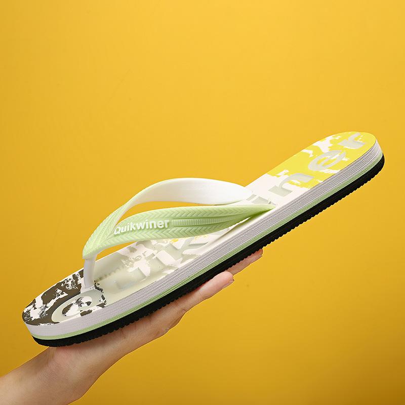 

Мужские шлепанцы, летние тапочки для мужчин, пляжные мужские повседневные сандалии, легкая нескользящая мужская обувь, мода 45