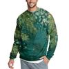 Men's Casual Fashion Printed Round Neck Pullover Sweatshirt