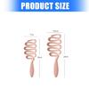 Textured Hair Volumizers Comb Hollow Out Teeth Reduce Friction ABS Plastic For Fine & Thin Hair Types