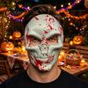 Festival-Kostümzubehör Tag der Toten Totenkopfmaske, Halloween Zucker Vollgesichts-Realistische Maske für Erwachsene Maskenball-Party-Accessoire Cosplay,