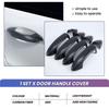 AA92-Car Exterior Door Handle Cover Sticker For Ford Fiesta 2009 2010 2011 2012 Accessories