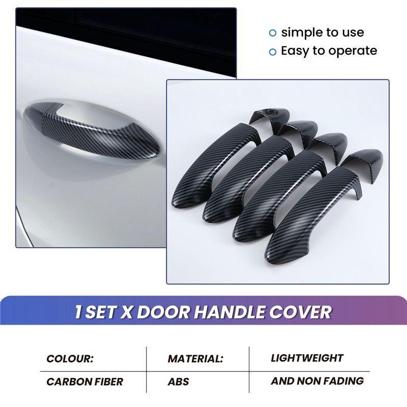AA92-Car Exterior Door Handle Cover Sticker For Ford Fiesta 2009 2010 2011 2012 Accessories