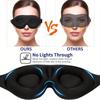 Sleep Mask, 3D Contour Cup Sleep Mask and Eye Mask, Concave Molded Night Sleep Mask, Light Blocking, Soft and Comfortable Eye Mask, Black