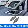 Accessories For Honda CR-V CRV  2024 2025 Stainless Front A Pillar Loudspeaker Audio Speaker Cover Trim Sticker Car Styling