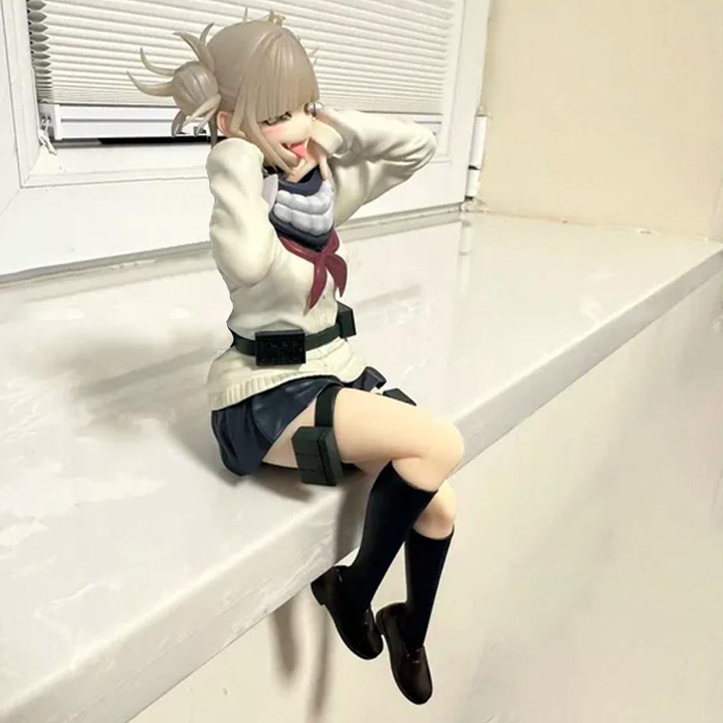 16CM Anime Figure Toga Himiko Action Figures Standing Figurine Beauty Models Look Up Toys MHA PVC Poseable Articulated Scale Detailed Movable