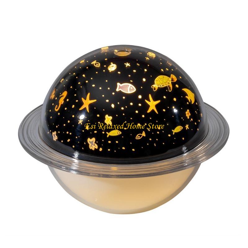 

B46E 250ML Air Humidifier Planet Lamp Light Humidifier USB Humidificador Night Heavy Purifier Night Light for Bedroom