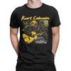 Casual Kurt Cobain T-shirts för män Rund hals Bomulls T-shirt Kortärmad T-shirt Unika toppar