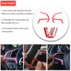 3XPink Car Steering Wheel Frame Trim Cover for 2015+ Dodge Challenger/Charger