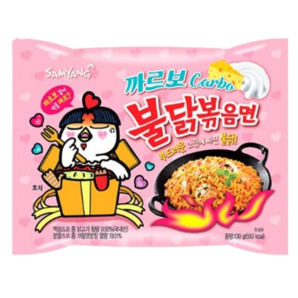 Samyang Korean Ramen Single Pack(1PCS) – 10 Flavors To Choose From (Buldak, Crobo Buldak, Maptaeng, Etc.)