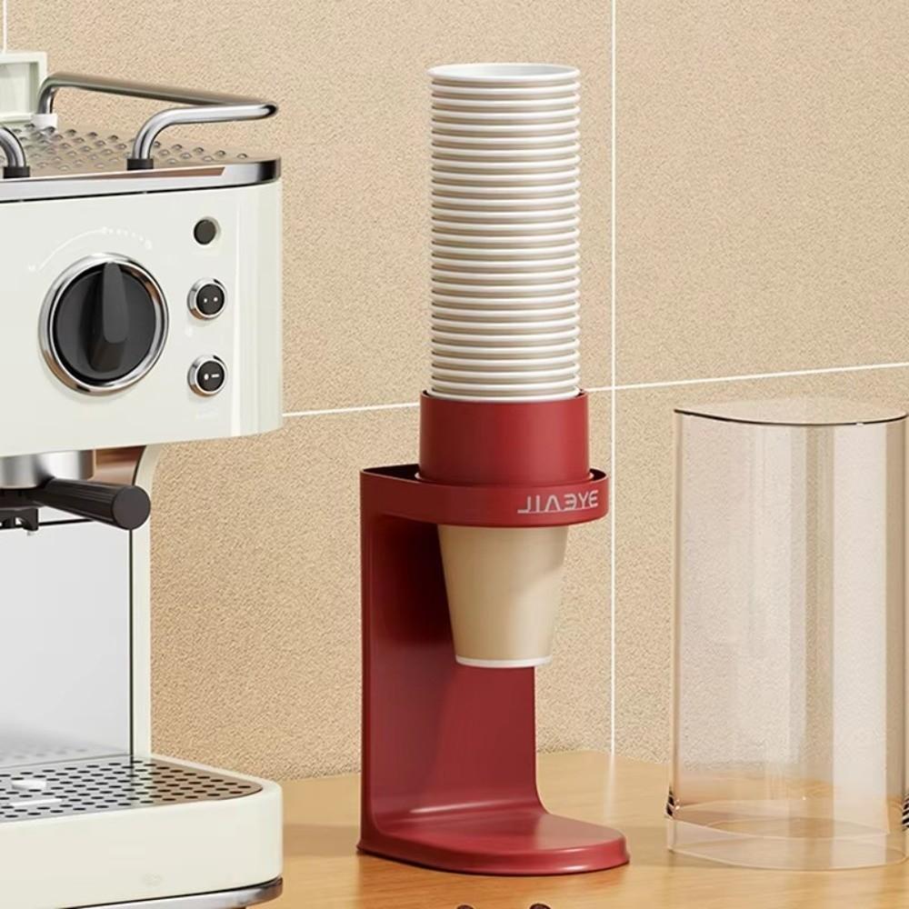 High Quality Plastic Paper Cup Dispenser Wall-mounted No-drill Cup Dispenser Stand Countertop Cup Organizer Rack Water Cooler