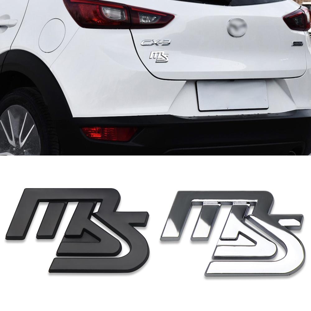 1Pc Metal Car Fender Trunk Body Stickers Accessories For Mazda Axela Atenza Speed 6 MS Demio MPS Miata Skyactiv 323 626 Angksela b59
