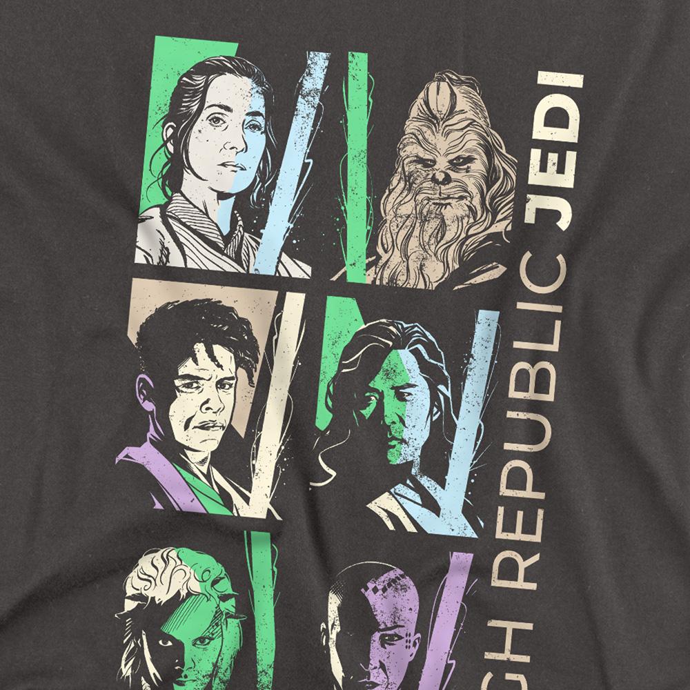 Star Wars: The Acolyte Unisex Adult High Republic Jedi Pastel T-Shirt