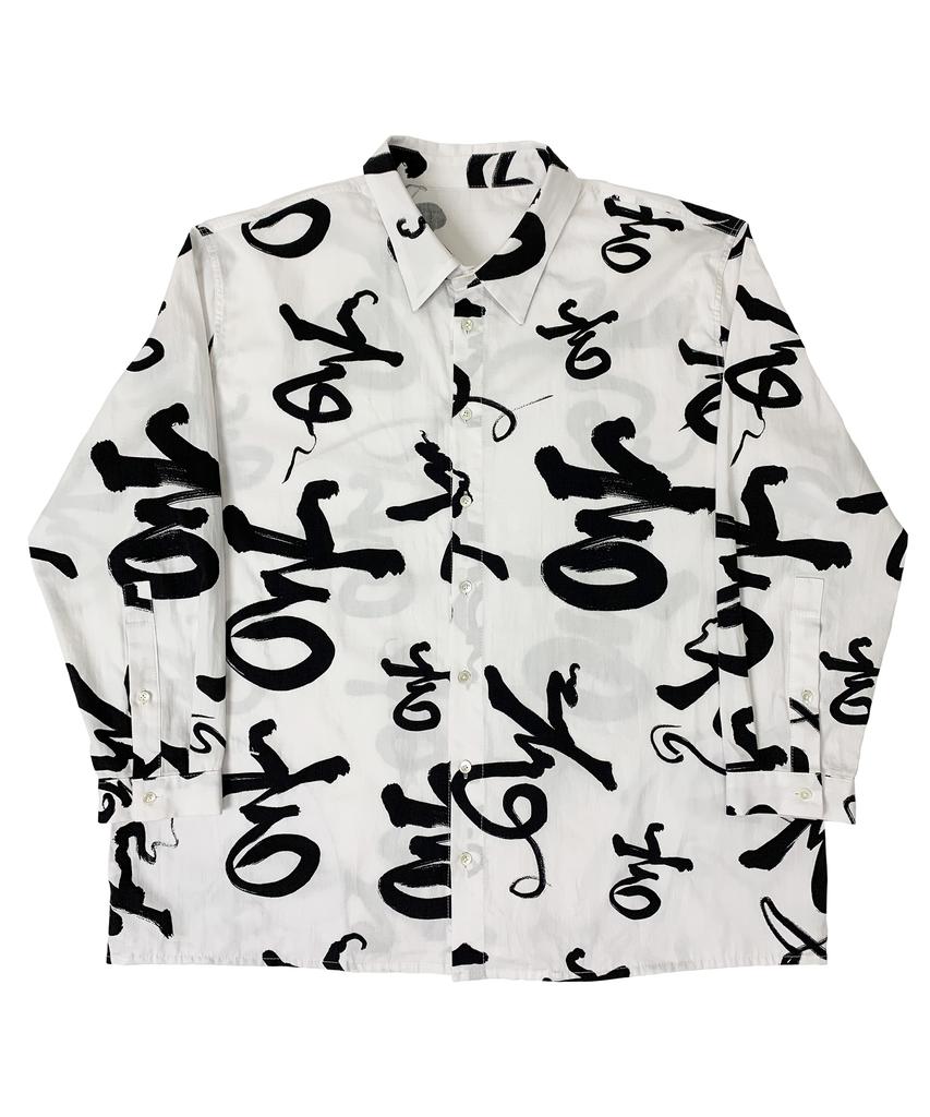 Mingkihaengunpawoyeonguso Hahaha Long-Sleeve Shirt Wh