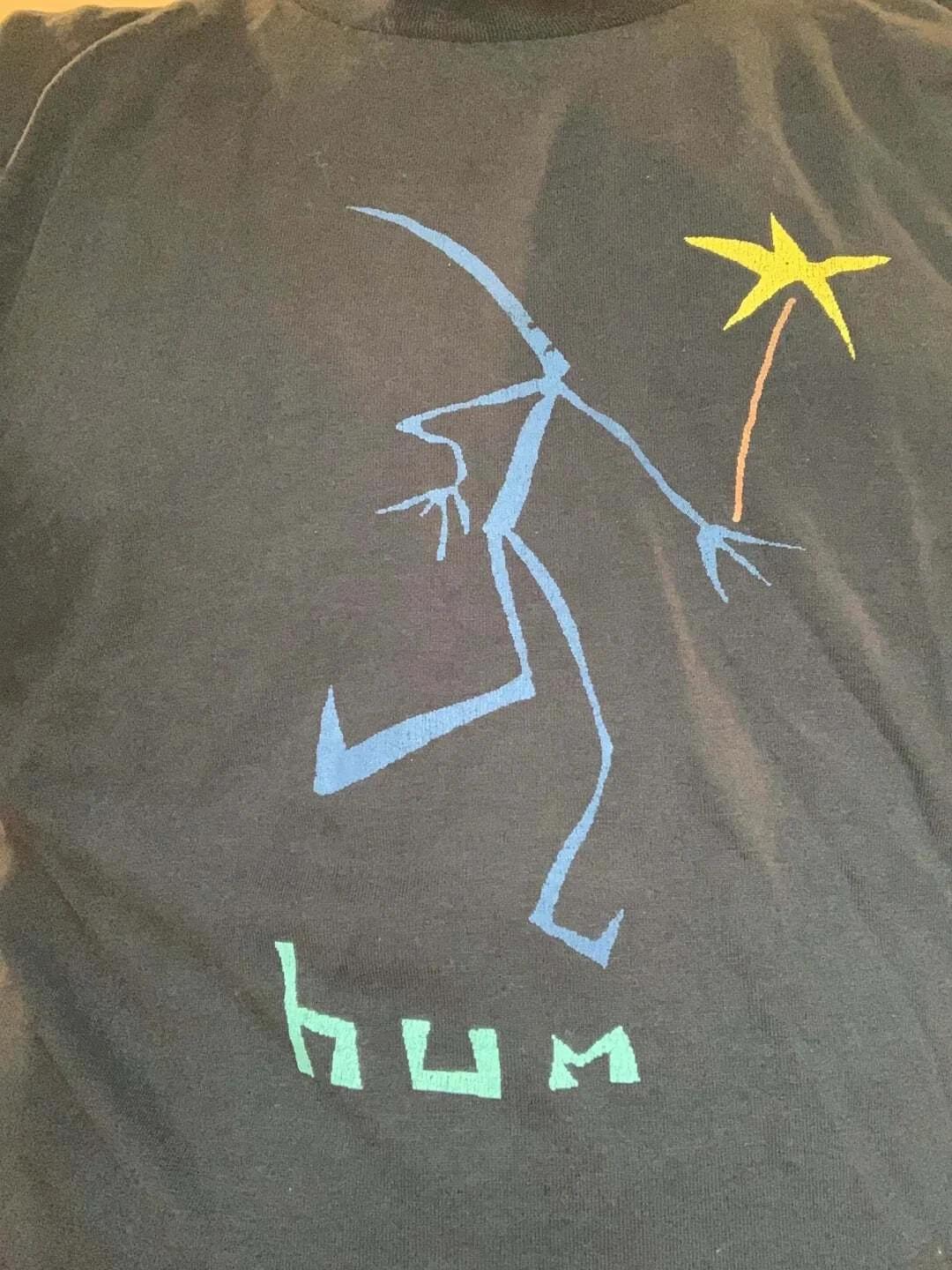 HUM Band 1988 Tour T-Shirt Rare Vintage Alternative Rock Band Tee S-5XL S