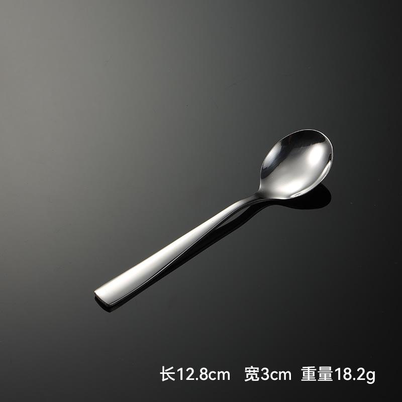 Stainless steel square handle western tableware knife fork spoon gift C007 multi-specification cloth wheel polishing steak knife