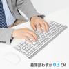 iClever Bluetooth Wireless Keyboard, Pantograph, Japanese JIS Layout, Supports 3 Simultaneous Device Connections, Full-Size with Numeric Keypad,