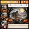 Halloween Backdrop Haunted House Halloween Banner Photo Props 8x6ft