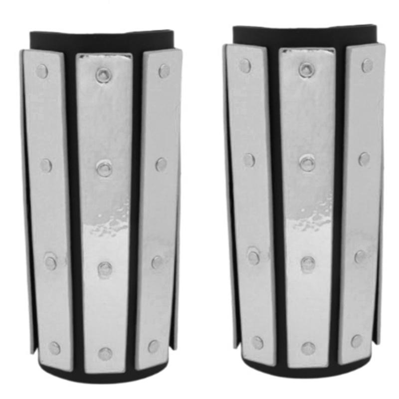 Historical Arm Guard Cosplay Arm Gauntlets Antique Armband Knight Arm Guard PU Leather Arm Bracers for Music Festival