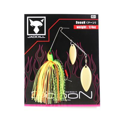 Jackall Señuelo Spinnerbait Doon 1/4 oz Maruhata Chart Tiger (1261)