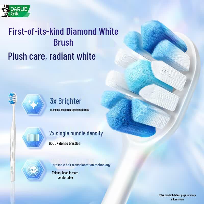 

Hawley T73 Diamond White Toothbrush