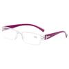 1 PC Half Frame Reading Glasses Women/Men Older Fashion Presbyopic Eyeglasses Portable High-definition Vision Care +1.0~+4.0